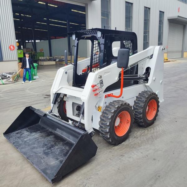 Small Forklift Slip Loader Multi-Function Diesel Skid Steer Loader 3433*1740*2007