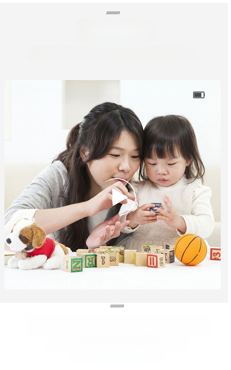Instant Print Children's Digital Thermal Mini Camera with CMOS Sensor MicroSD Plastic 4K Video 2.4" Screen Dual Lenses