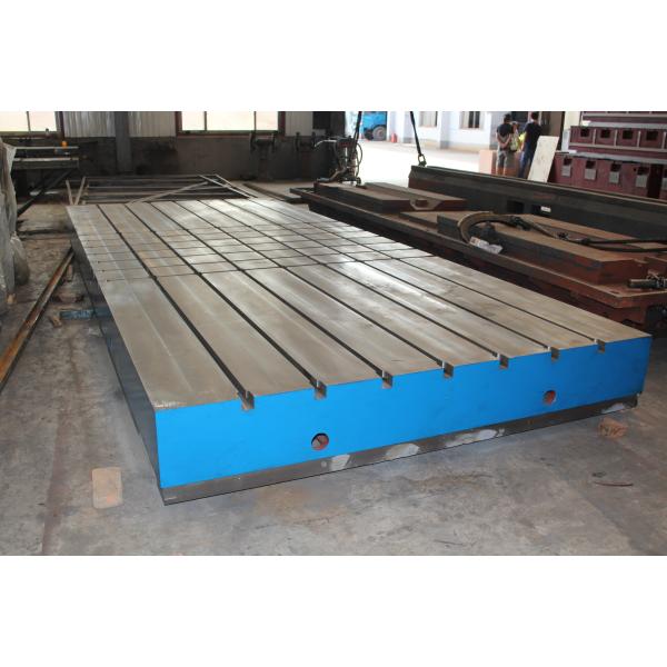 Cast Iron T Slotted Motor Test Bed Hand Scrap Surface