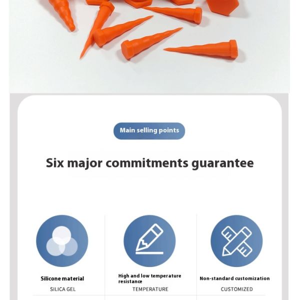 Customer Size Industrial Plug Silicone Rubber Component Sleeve Material High Temperature Resistant Industrial Grade