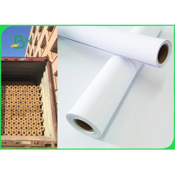 24inch 36inch Plotter Paper For Garments Industry Wide Format Printer High Whiteness