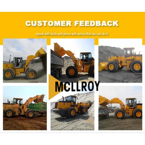 175kw Front 6 Ton Wheel Loader Articulated For Engineering Construction