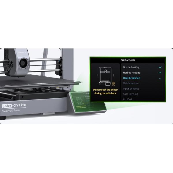 Ender-3 V3 Plus 3D Printer Top-notch Performance Instant Part Cooling 300*300*330mm Build Volume