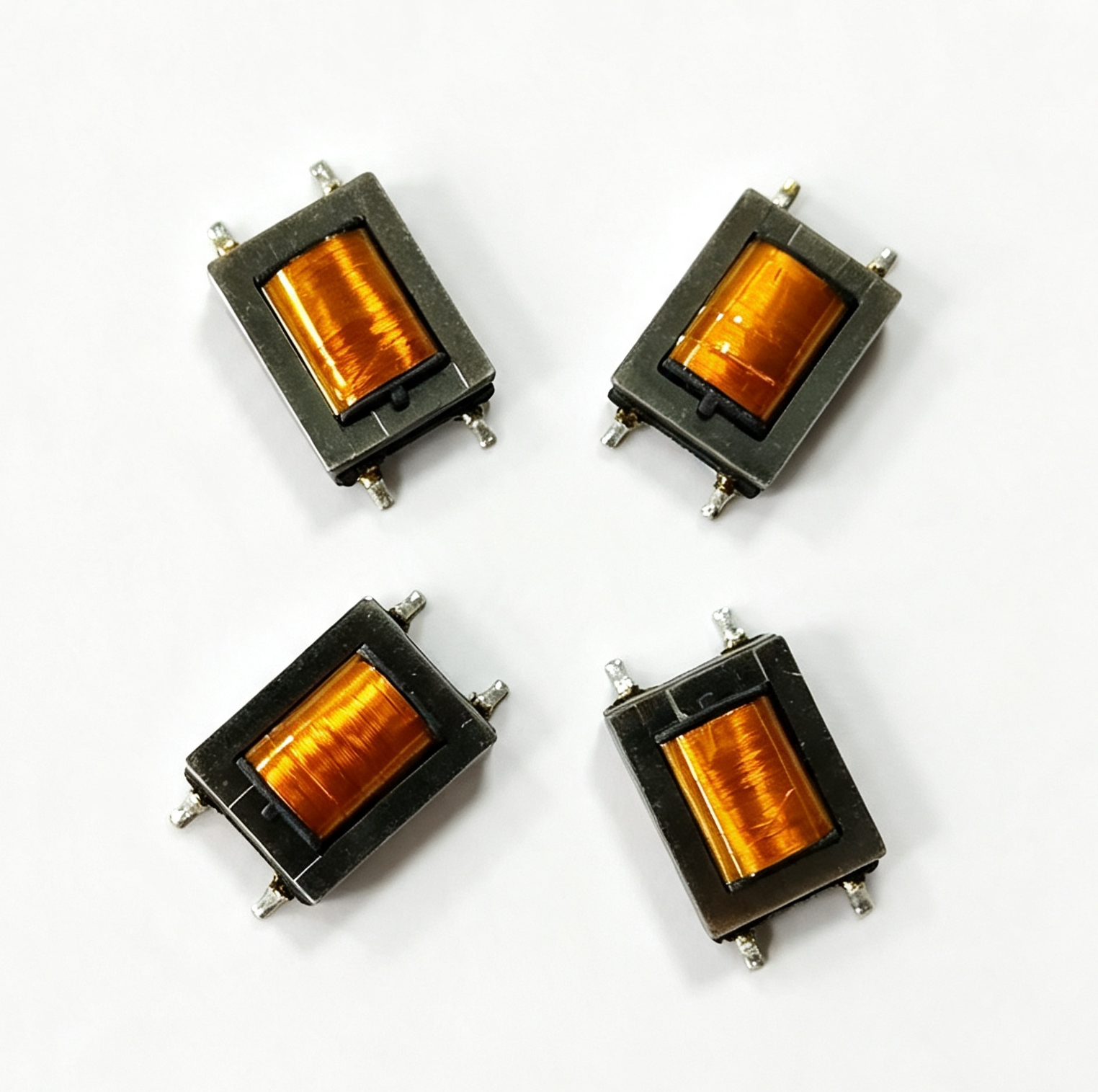 ED8 High Frequency Audio Isolation Transformer with Permalloy Core SMD Surface Mount and Custom Winding