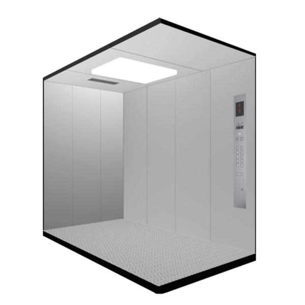 Freight Bed Elevator Lift Cabin Decoration With Steel Painted