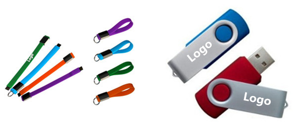 Portable USB Flash Drive 58 * 20 * 11mm , Durable Golden Mini USB Memory Stick