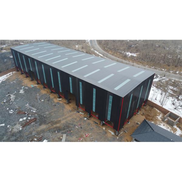 Excellent Wind Resistance Performance Light Steel Structure Workshop Warehouse High Strength Portal Frame Building Welding