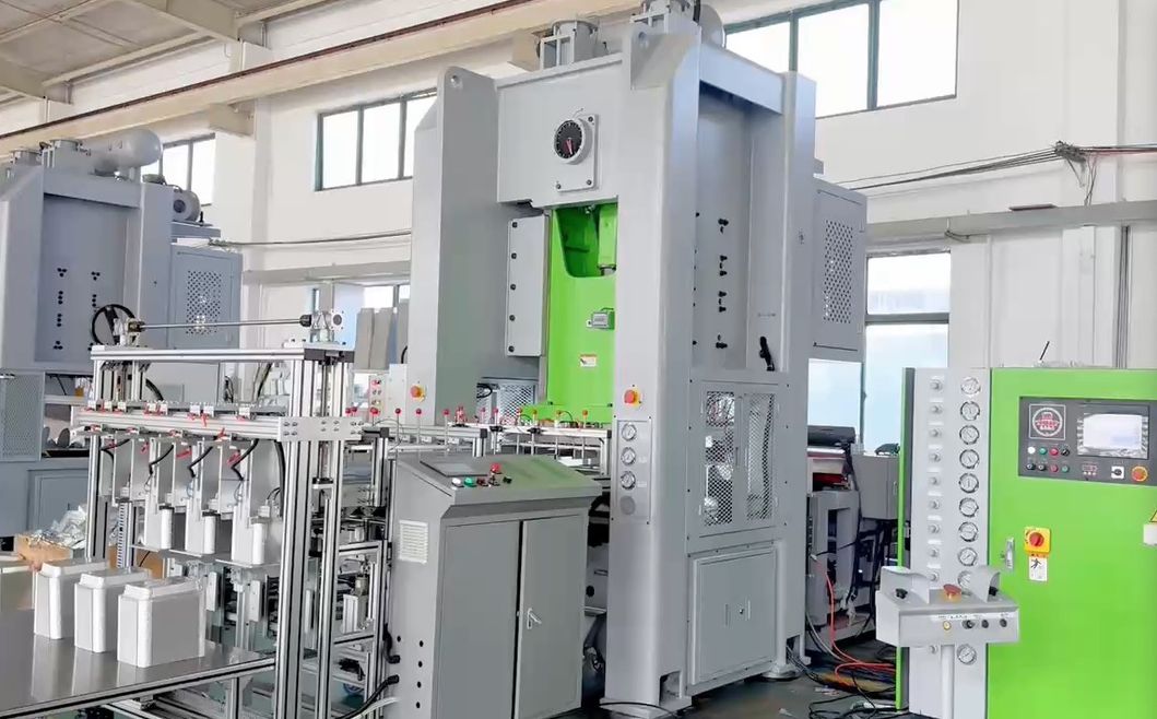 Automatic Aluminum Foil Container Making Machine Zl-T80 with 4 Ways Stacker