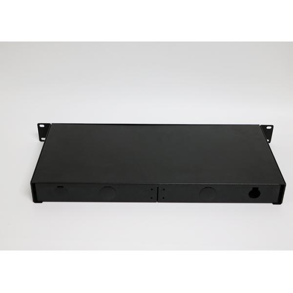1U 24 Port LC Duplex Fiber Optic Junction Box for Optical network , Standard size