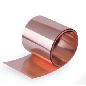 Quality 30mm-800mm Copper Strip Coil Foil Roll For Electrical Construction Applications for sale