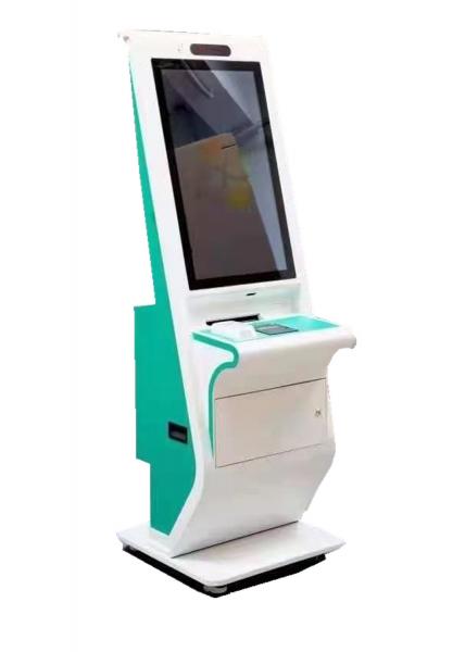 Buy Airport Self service check-in kiosk with passport scanner for healthcare and hotel at wholesale prices