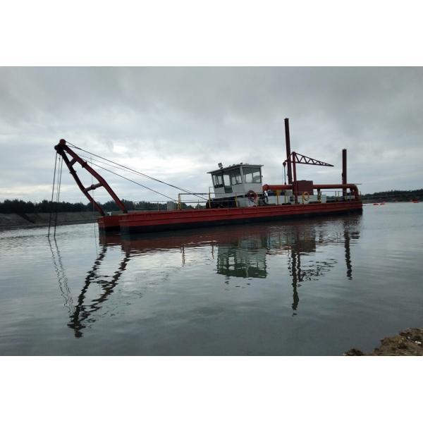Diesel Engine Dredger with Rotating Cutter Head Mobility Self-propelled Or Towed By A Tugboat