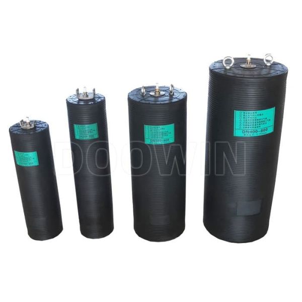 Commercial pipe plug in operation