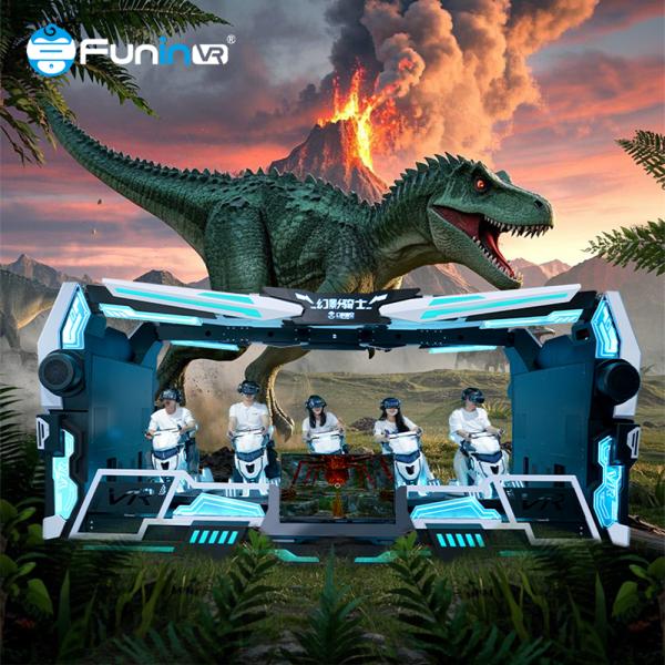 Entertainment 9D VR Dragon Rider 5 Seats Simulator On Dynamic Extreme Theme Platform
