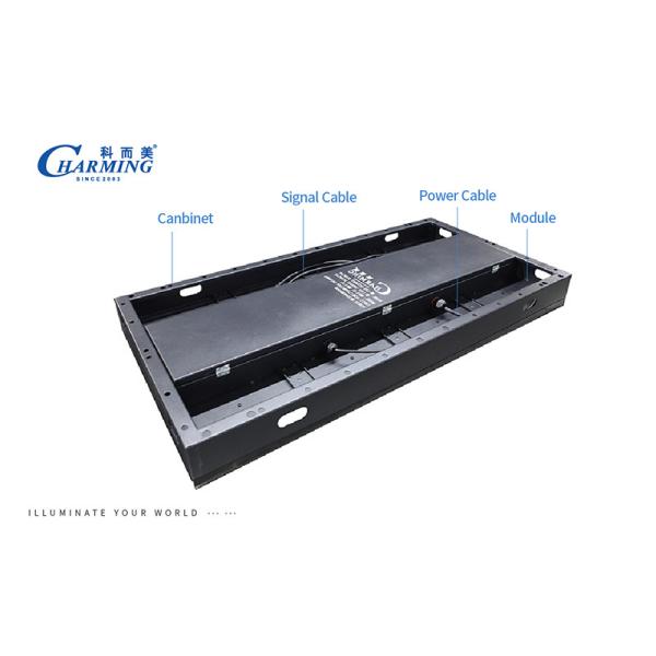 Moistureproof Dance Floor LED Screen Anti Scratch AC180-240V