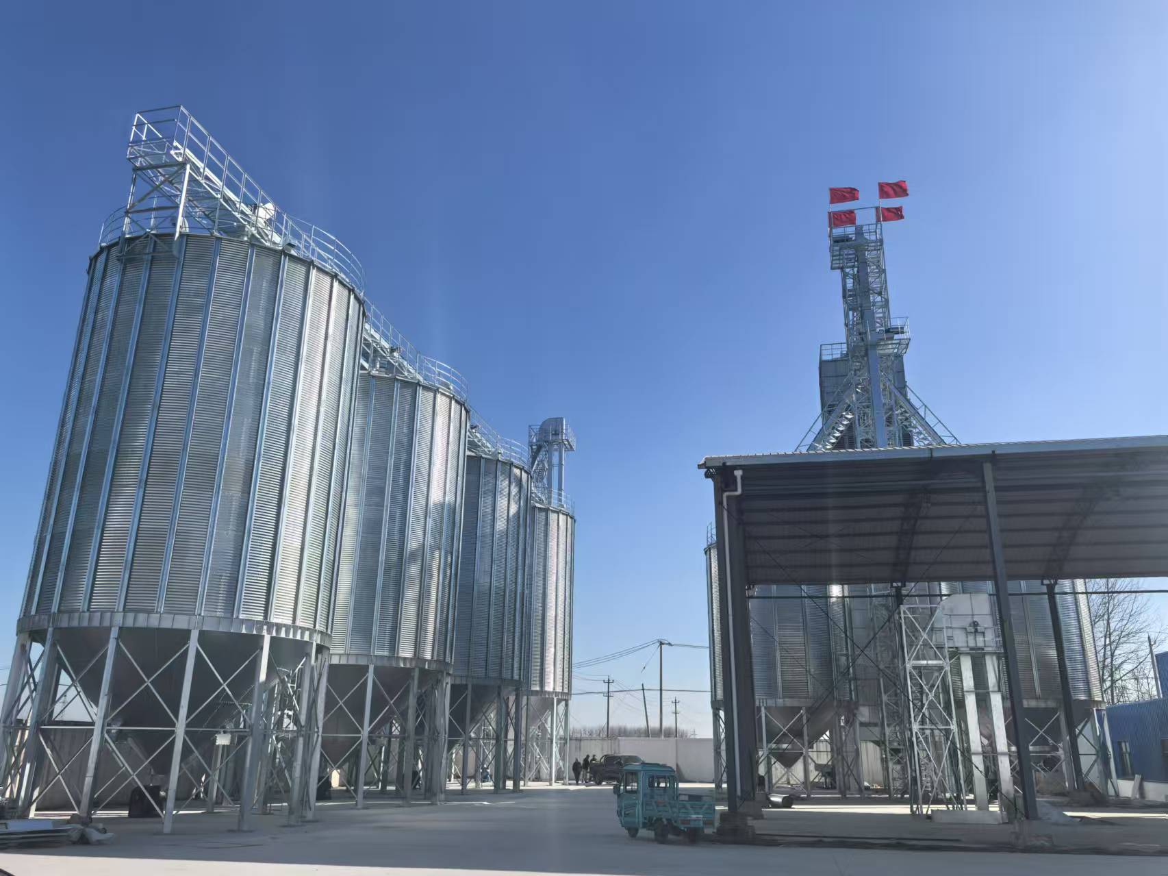 Continuous grain drying tower fully automatic continuous operation efficient