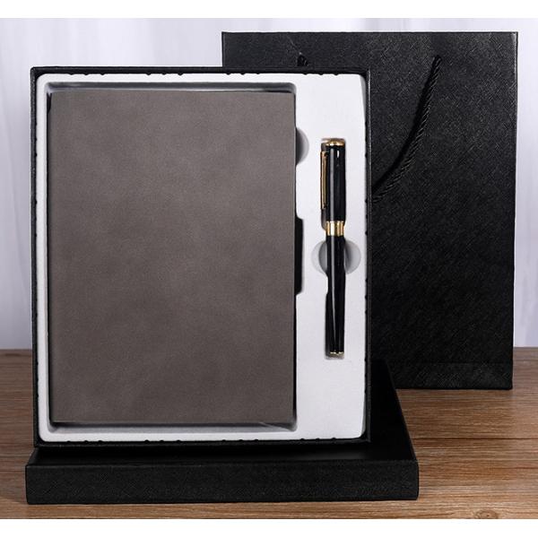 Business Gift Box A5 Thickened Soft Leather Notebook with Customized Logo Notepad