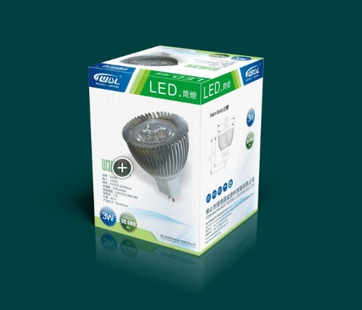 Corrugated Paper Box Packaging For Led Light Bulb With Custom Printing