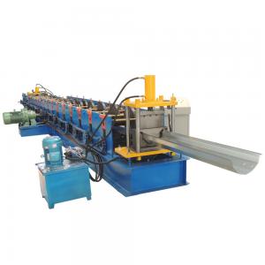 Quality Automatic Downspout Pipe Roll Forming Machine , Gutter Downspout Machine Weight 6T for sale