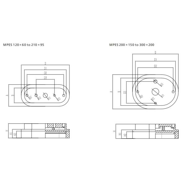 GERANIUM EPDM Vacuum Suction Cups For Handling Grasping Paper