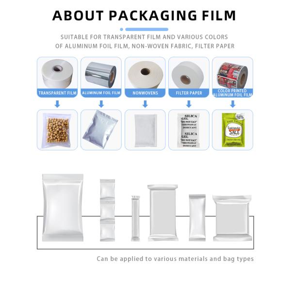 Automatic multi-channel continuous snack silk worm cocoon packing machine