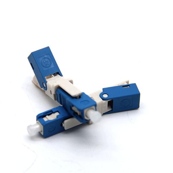 Field assembly optical sc quick connector for FTTH