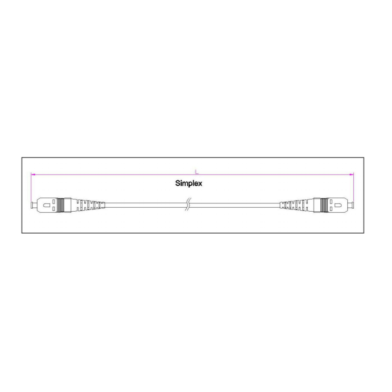 SC/APC-SC/APC Simplex Patch cord LSZH/PVC UPC and APC