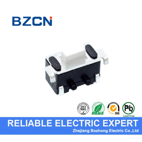 2 Pin Side Press Tactile Push Button Switch , Tact Switch Right Angle IP65 Protection