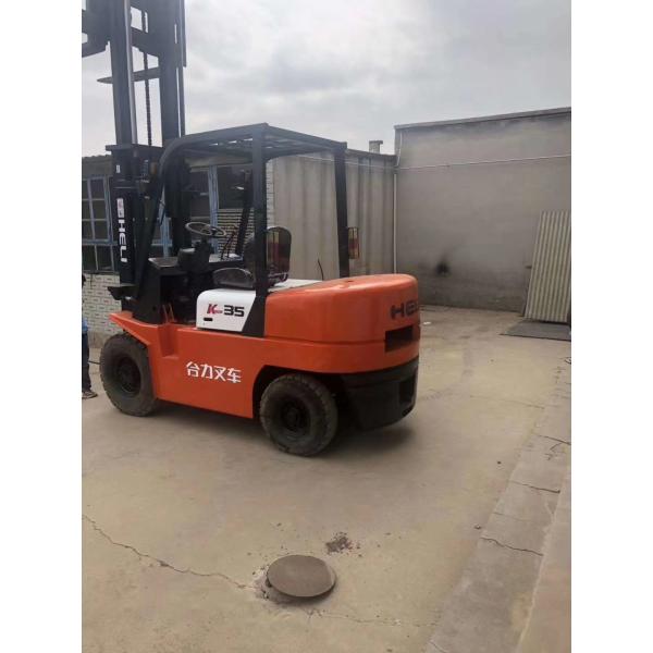 3.5T HELI K35 Container Forklift Diesel Engine Power Source and Routine Fork Width