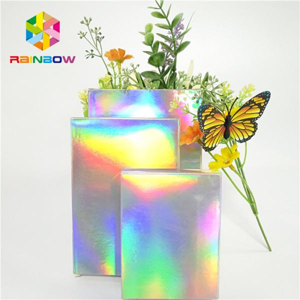 Recyclable Custom Printed Paper Boxes Folding Hologram Gift Card Fleixble Packaging