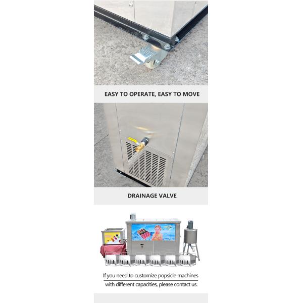 High Quality Stainless Steel Commercial Popsicle Making Machine With Mould for Sales