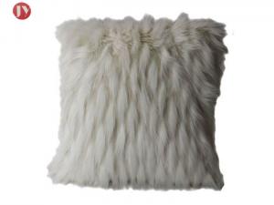 Quality decorative luxury soft fluffy faux fur throw pillow covers 18inch*18inch,mongolian style cushion case for couch,bed,sofa for sale