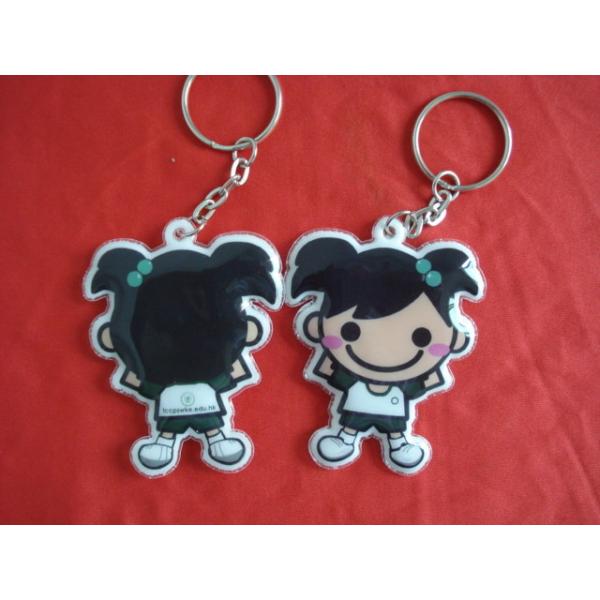 Nice Looking Custom PVC Keychains For Business , OEM Custom Shaped Keychains