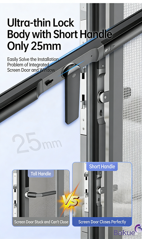 Password Lock Type Bluetooth Door Lock Featuring Sturdy Aluminum Shell Suitable for Commercial Buildings and Residential