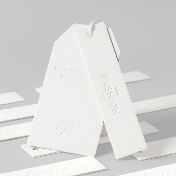 Youfu Fabric Swing Tags , 100PCS Offset CMYK Printing Garment Tags Labels