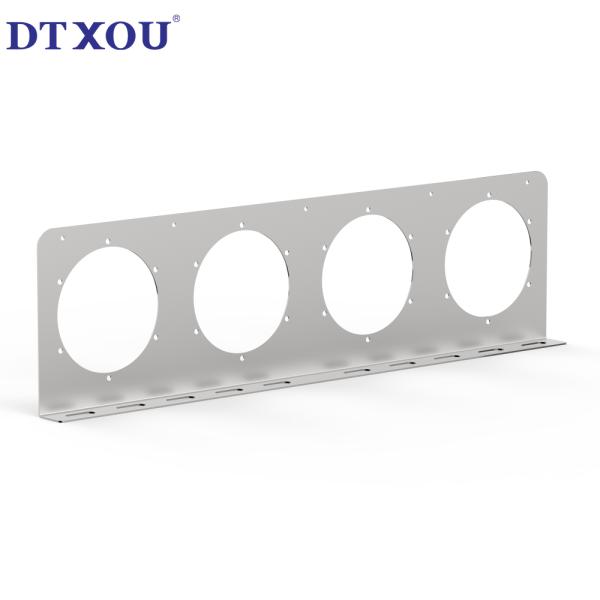 Iron Material Inch LED 4 Hole Bracket Trailer Tail Light Combination Brake Indicator Light