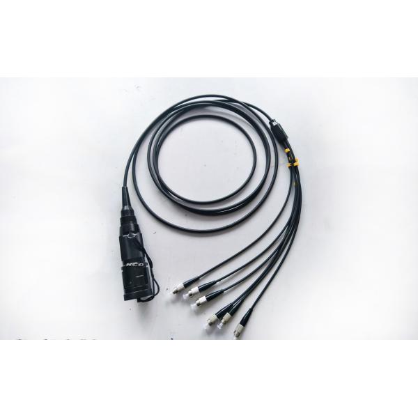 IP65 Waterproof Connector Fiber Optic Patch Cord for Field Tactical Use