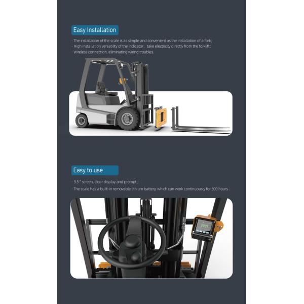 Bluetooth Forklift Mounted Scales forklift weighing system