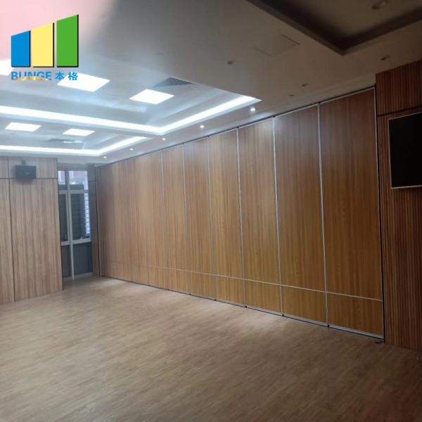Demountable Operable Wall System Foldable Movable Acoustic Partition Wall For Hotel