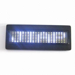 Promotional mini display panel name sign
