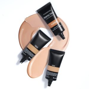 Quality 24 Color Full Coverage Waterproof Vegan Makeup Cream Foundation Matte Perfecting Coverage Foundation for sale
