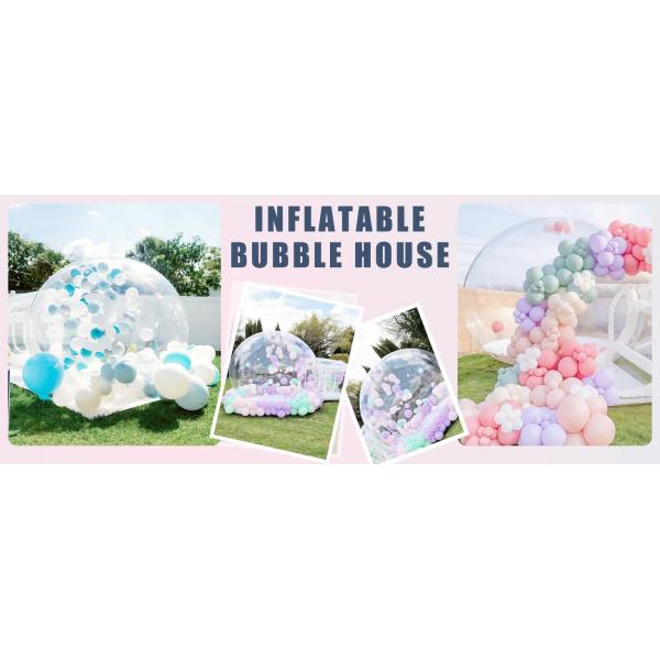 7 Working Days Production Time Inflatable Tent Bubble House Balloons With CE/UL Blower And Repair Material
