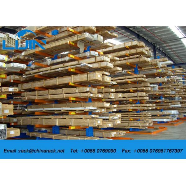 Customized Adjustable Cantilever Racking System Two Side Strong Load Capacity