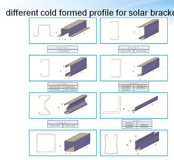 Zinc Plating Flat Roof Solar PV Mounting System Supporting High Wind Snow Loads