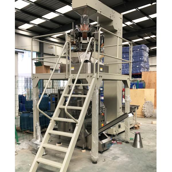 220V Food Grade Granule Packing Machine Color Touch Screen Display Founded