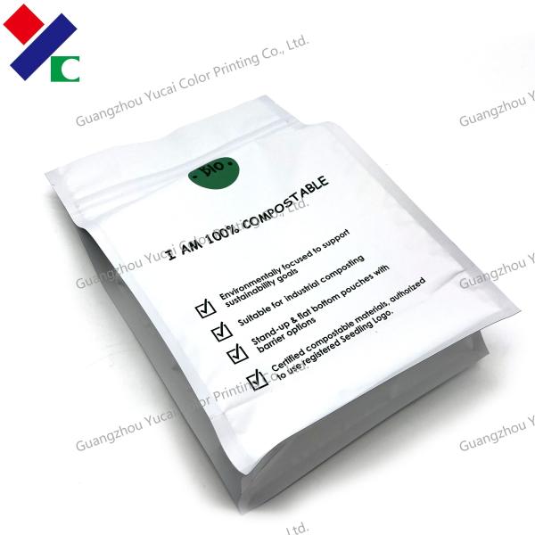 Bee Coffee Biodegradable Packaging Bags High Barrier Foil Material