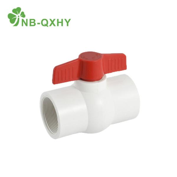 Blow-Down Valve Function Customized Plastic PVC Ball Valve with Socket or Thread Ends