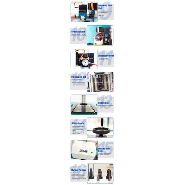 Industrial Pneumatic Marking Machine Multi-Function For Mechanical Part Depth 0.01 - 2mm