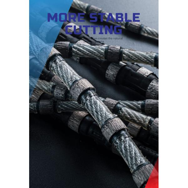 Plastic Connection Diamond Multi-Wire Saw for Granite Block Cutting Diameter D7.3/D6.3mm