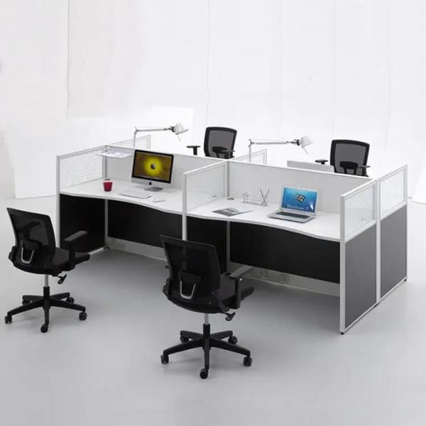 ISO Certified Modular Workstation Desk with Customizable Size and Melamine Board